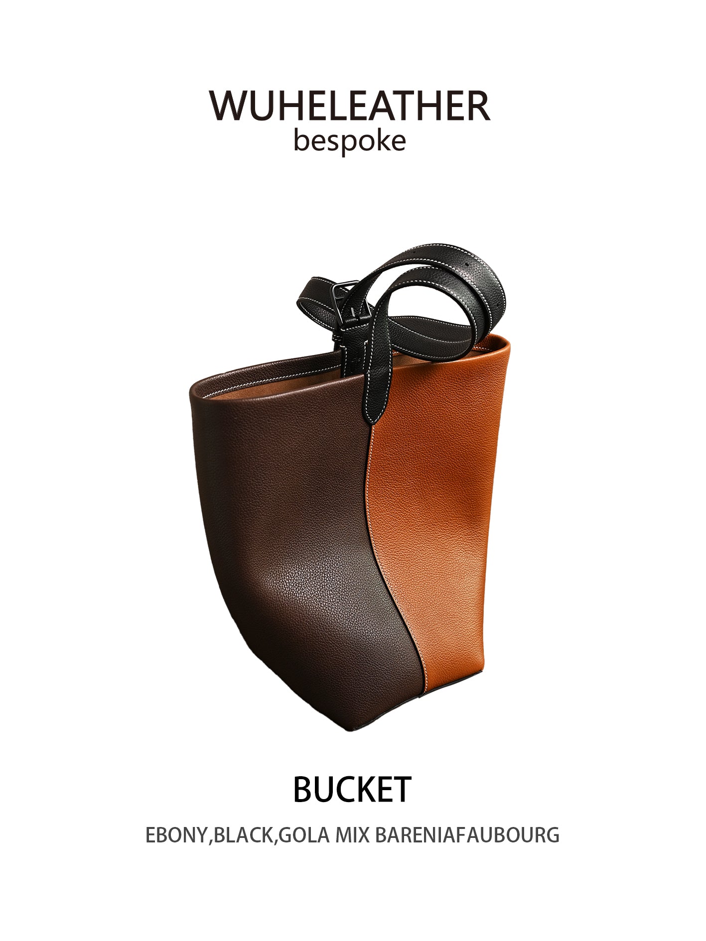 Bucket bag(Barenia Faubourg leather )