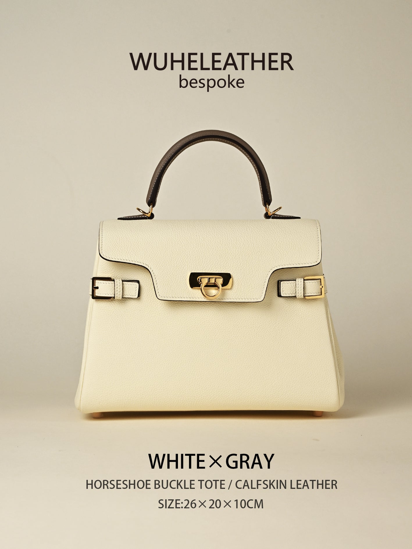 WUHE||Horseshoe Clasp Bag×calfskin