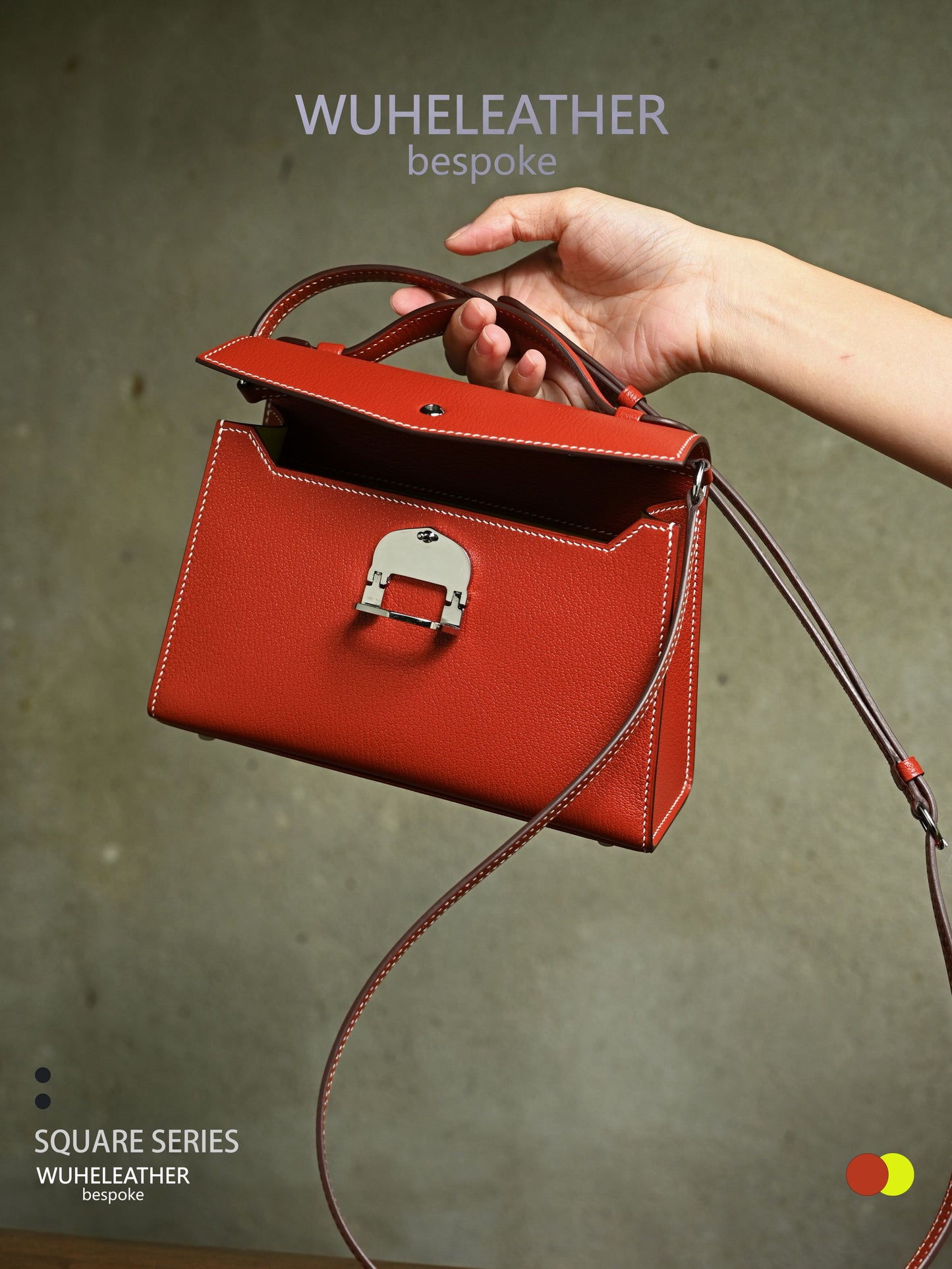 WUHE||Cuddy lock square bag