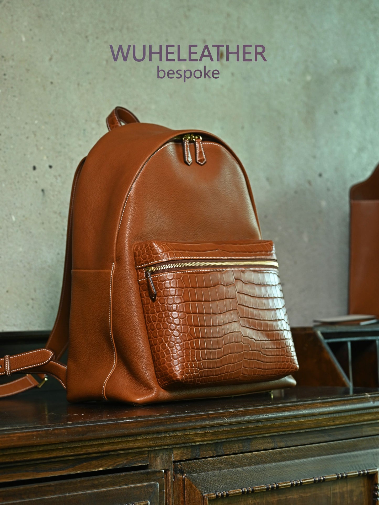 BACKPACK||Barenia Faubourg×Crocodile
