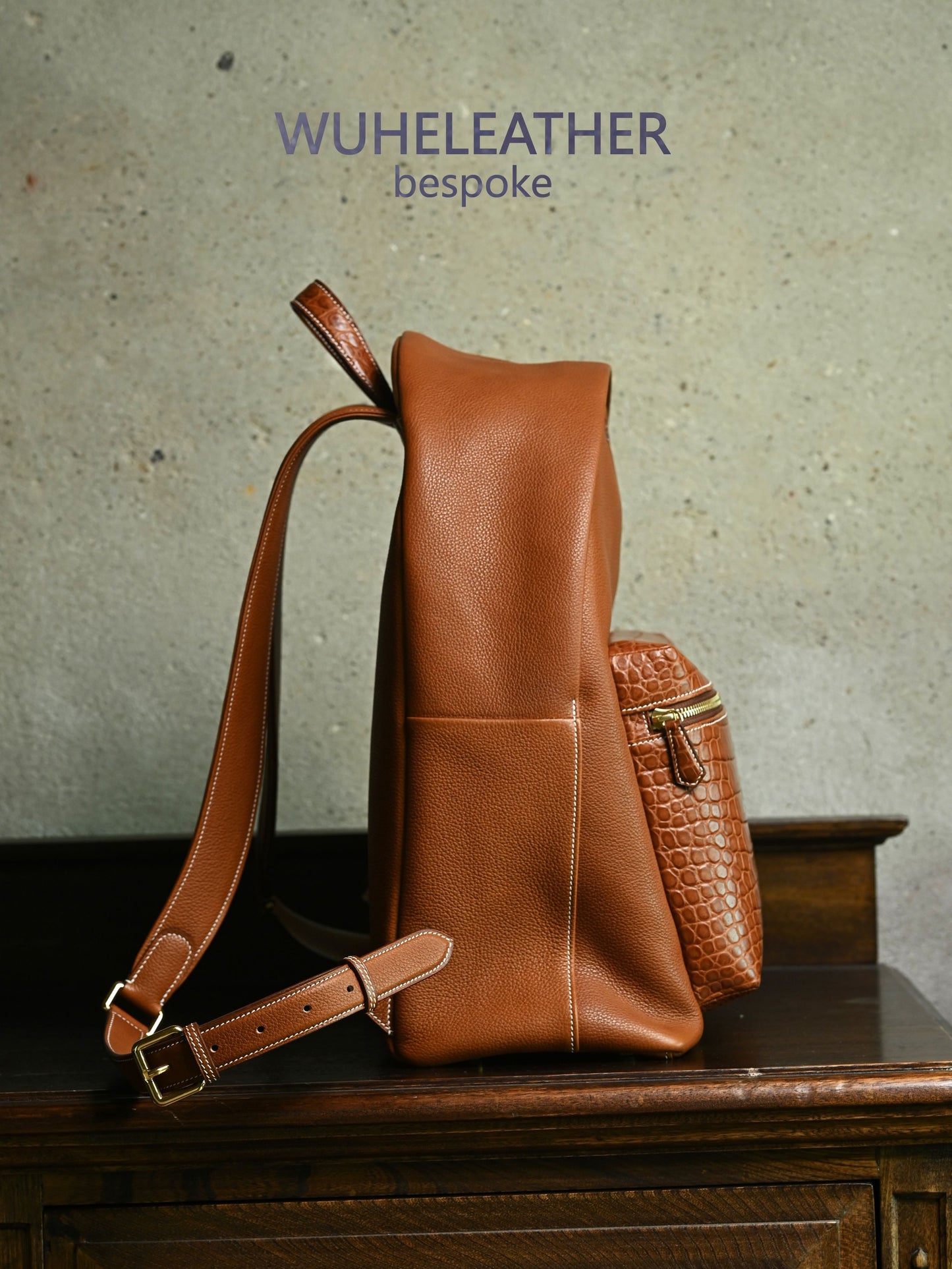 BACKPACK||Barenia Faubourg×Crocodile