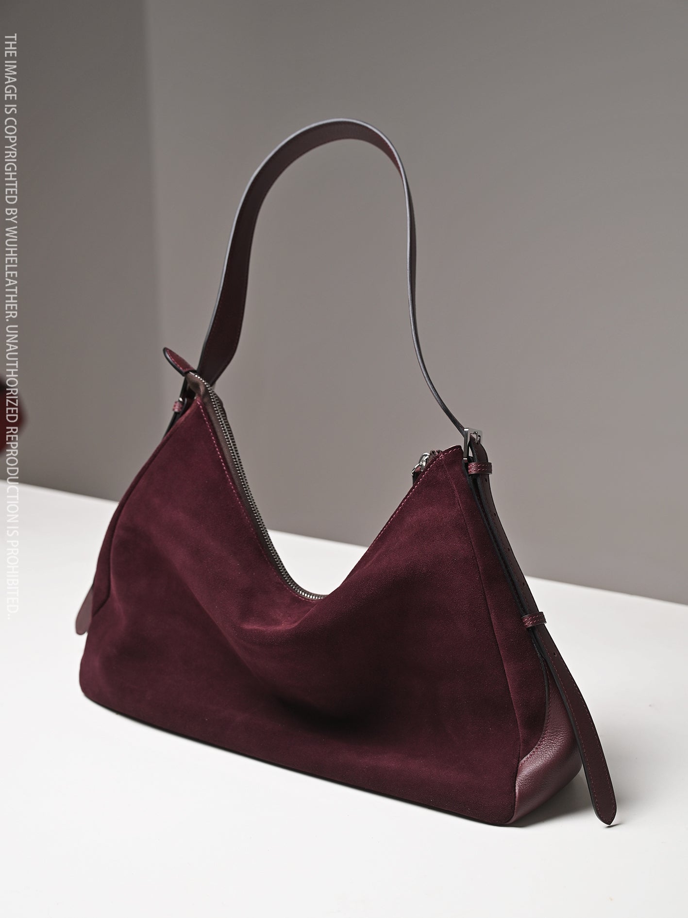 Lax HOBO ||Suede Calfskin