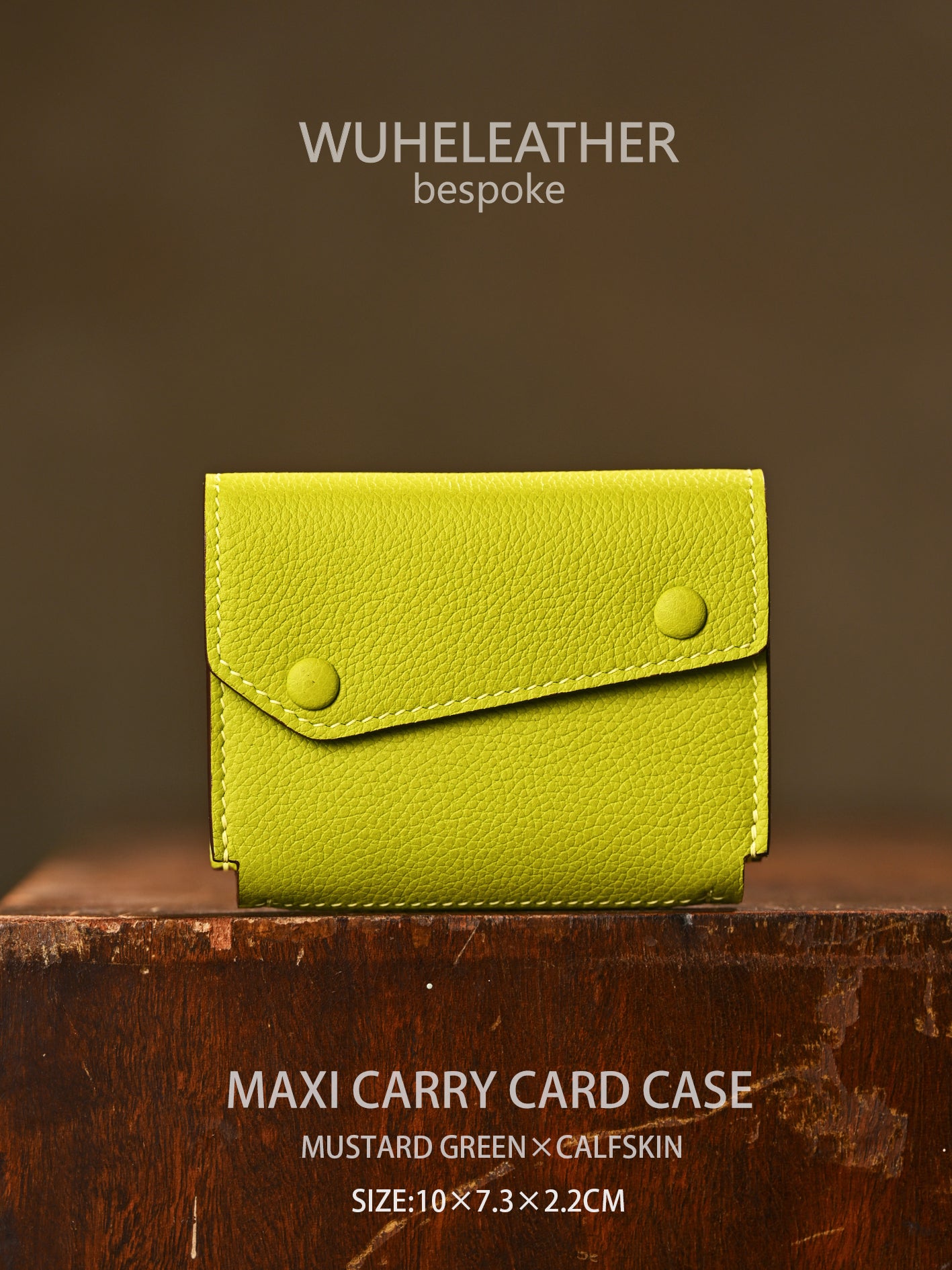 WUHE/In Stock||Maxi Carry Card Case(Calfskin)