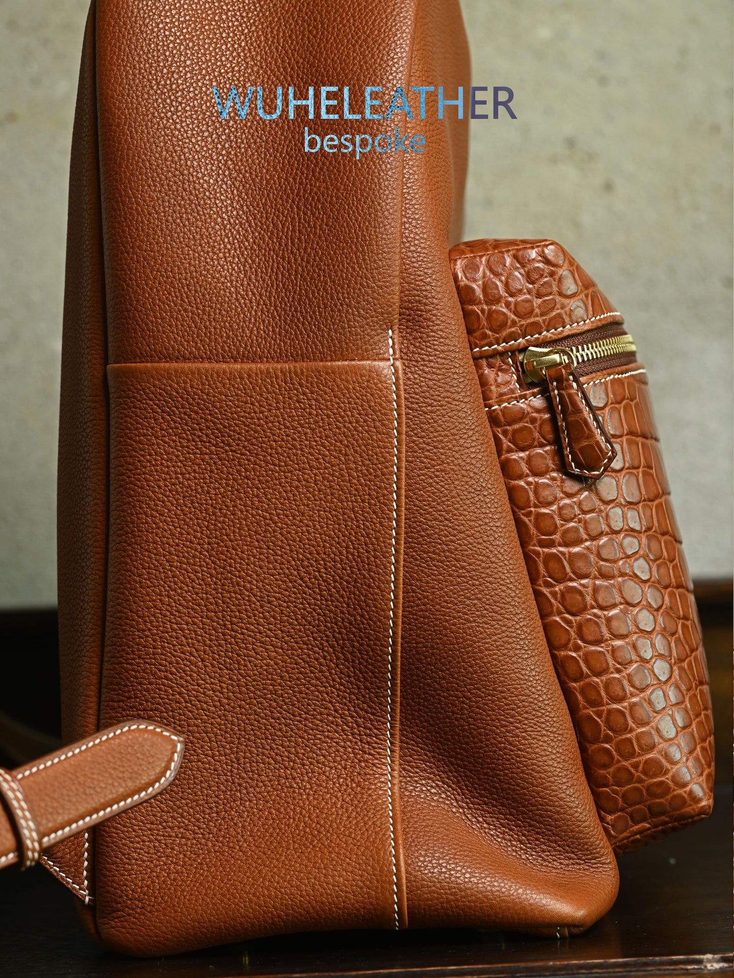 BACKPACK||Barenia Faubourg×Crocodile