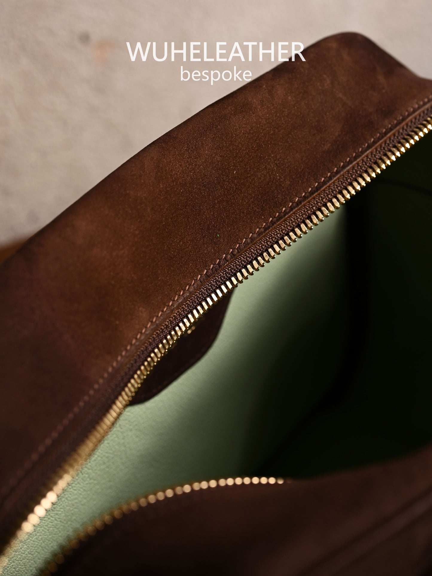 WUHE||POCKET HUB,Suede Calfskin
