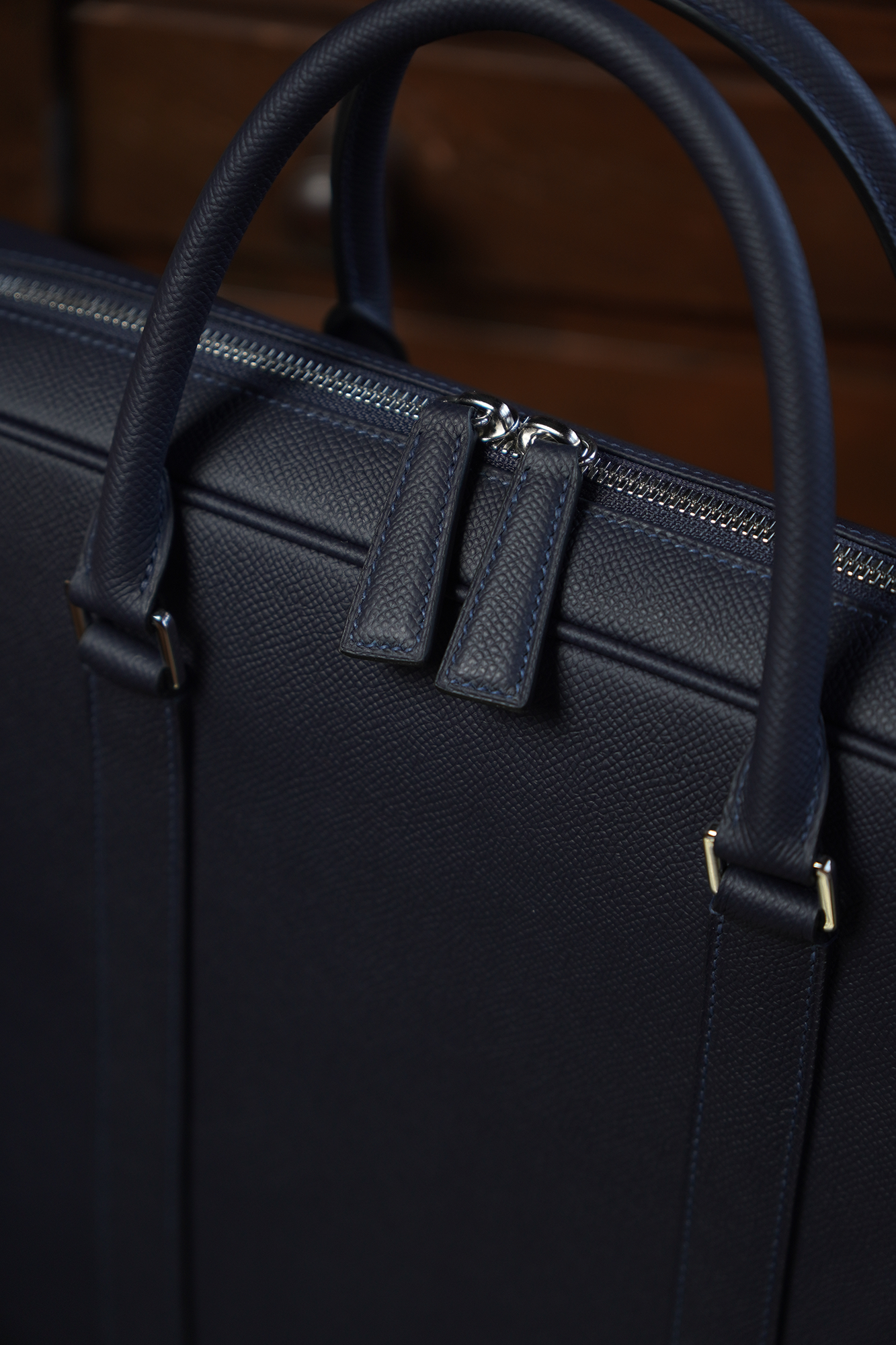 Espom leather briefcase