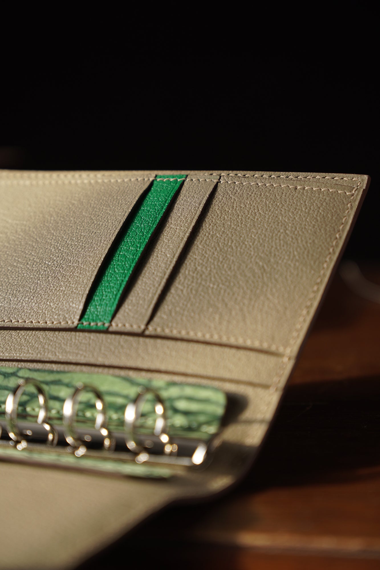 Planner with seal skin
