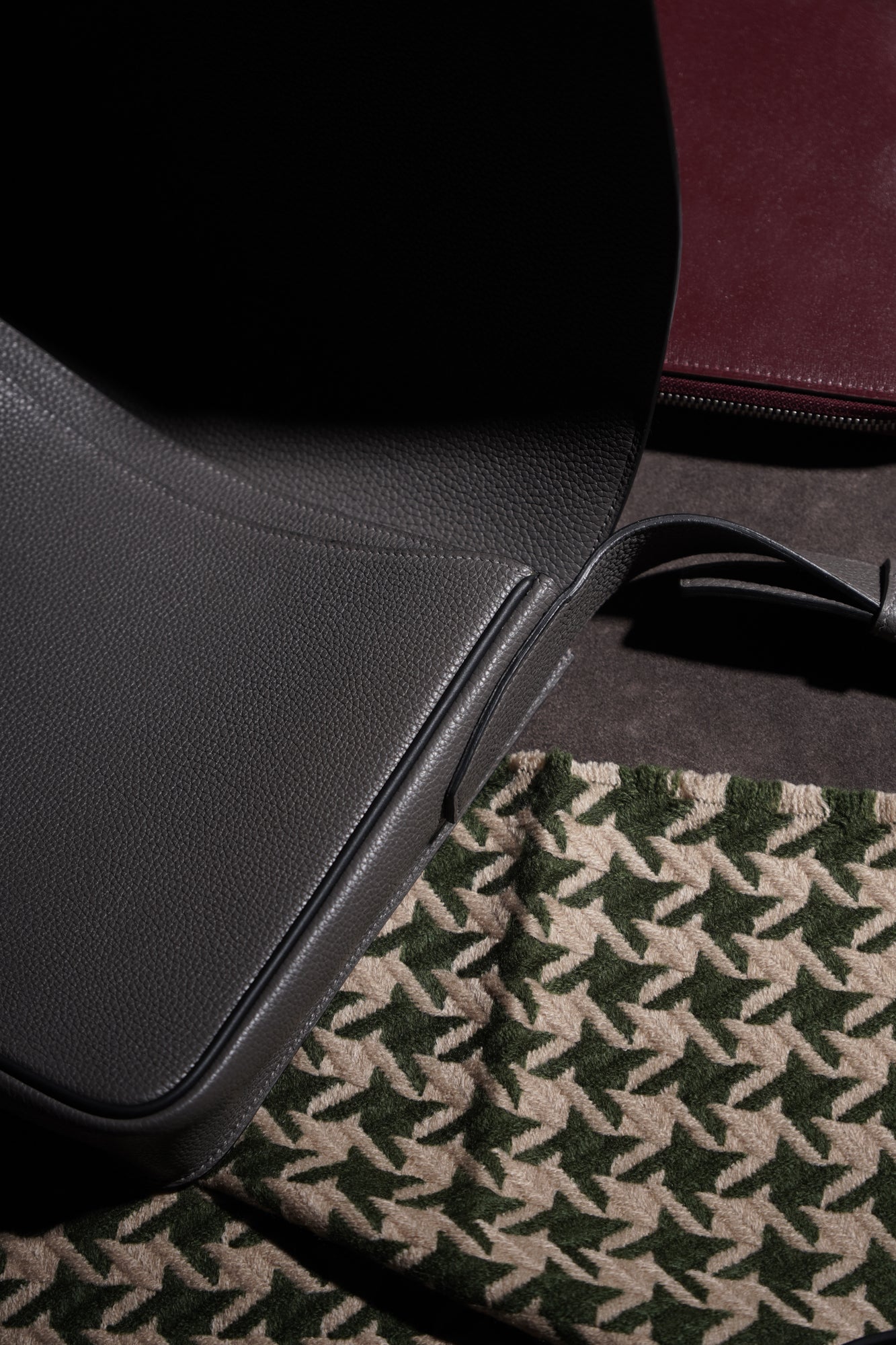 messenger bag with crocodile