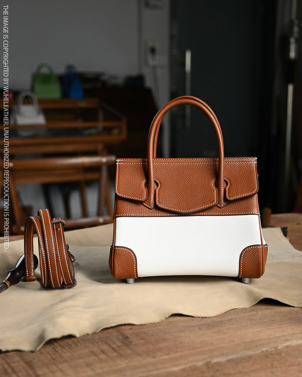 WUHE||Patchwork Handbag