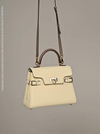 WUHE||Horseshoe Clasp Bag×calfskin
