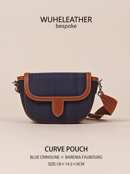 CURVE POUCH · 18||Crinoline ×Barenia Faubourg