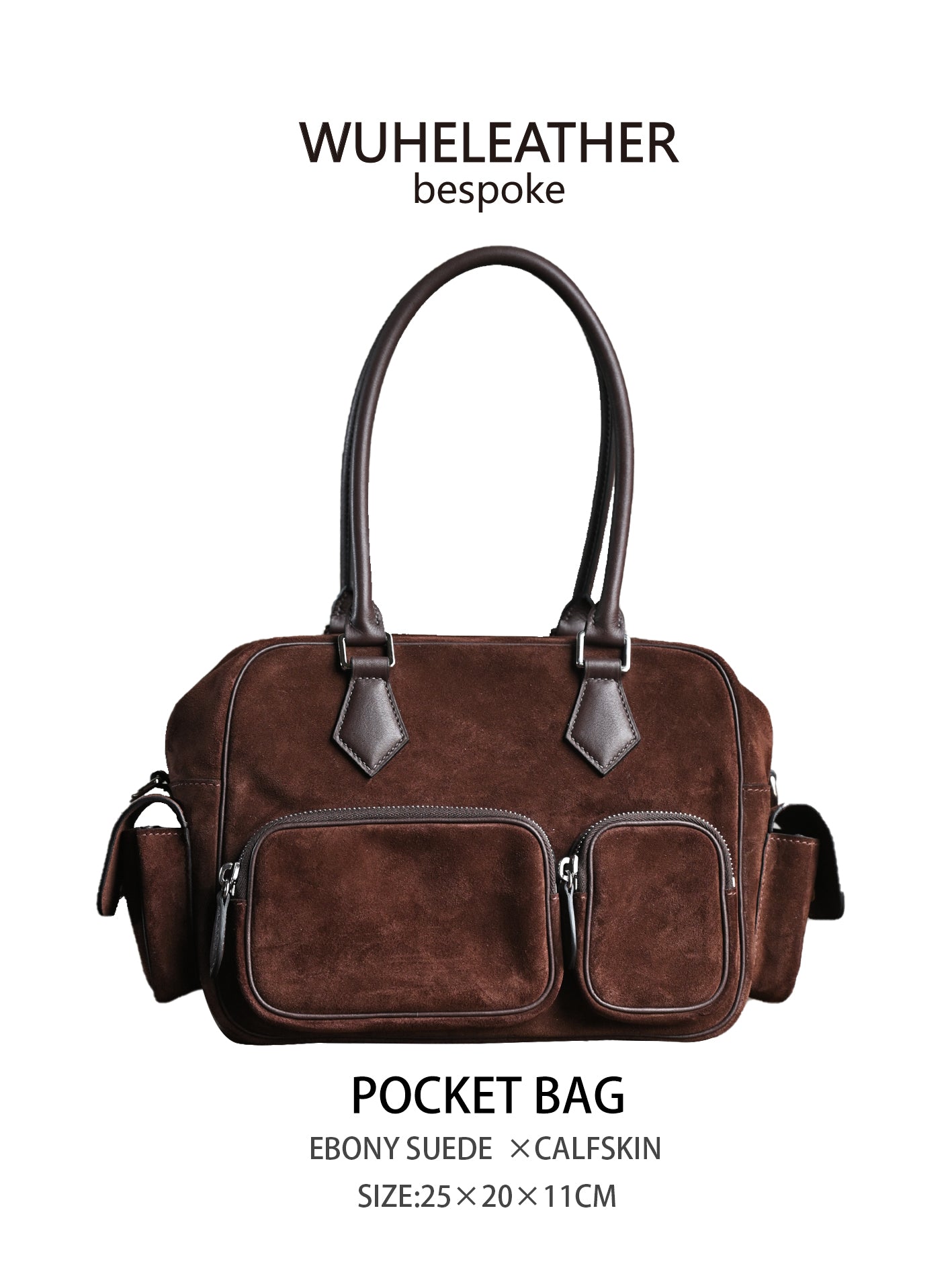 WUHE||POCKET BAG,Suede Calfskin