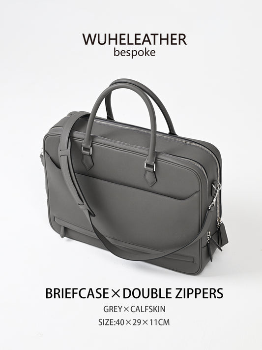 Double Zipper Briefcase