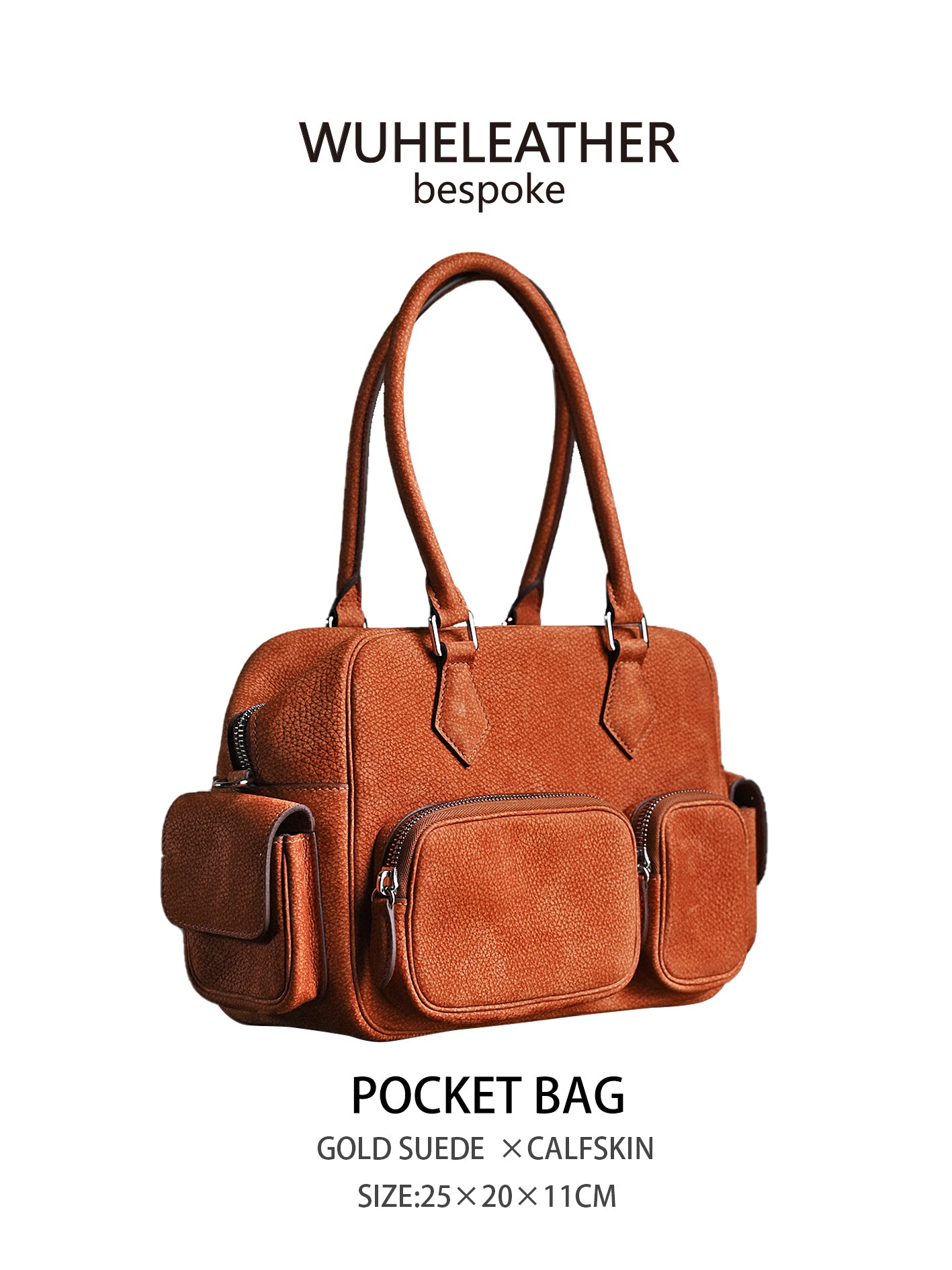 WUHE||POCKET BAG,Suede Calfskin