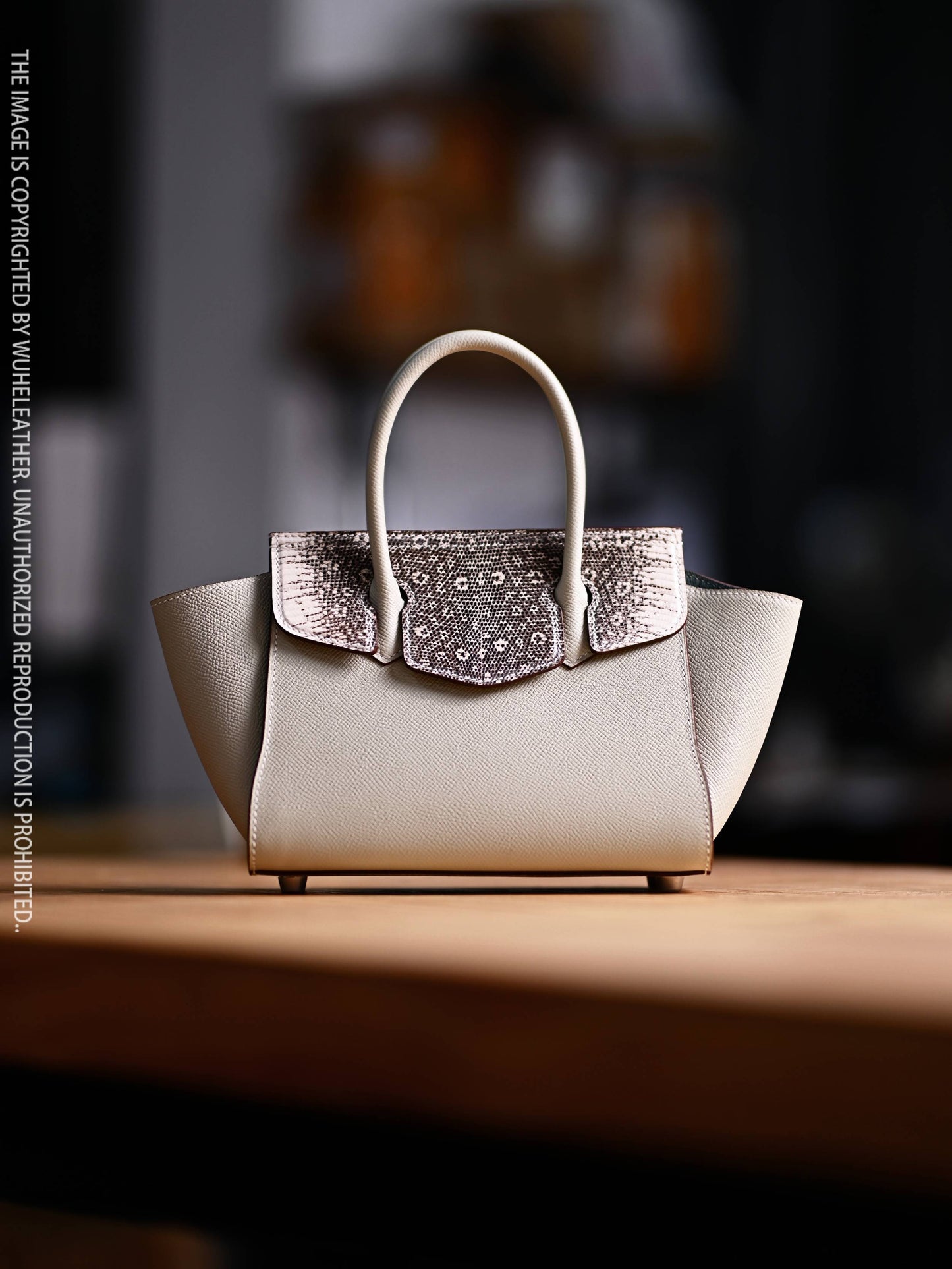 Deposit for customized products（30cm Bat bag/Original color lizard with gray epsom）