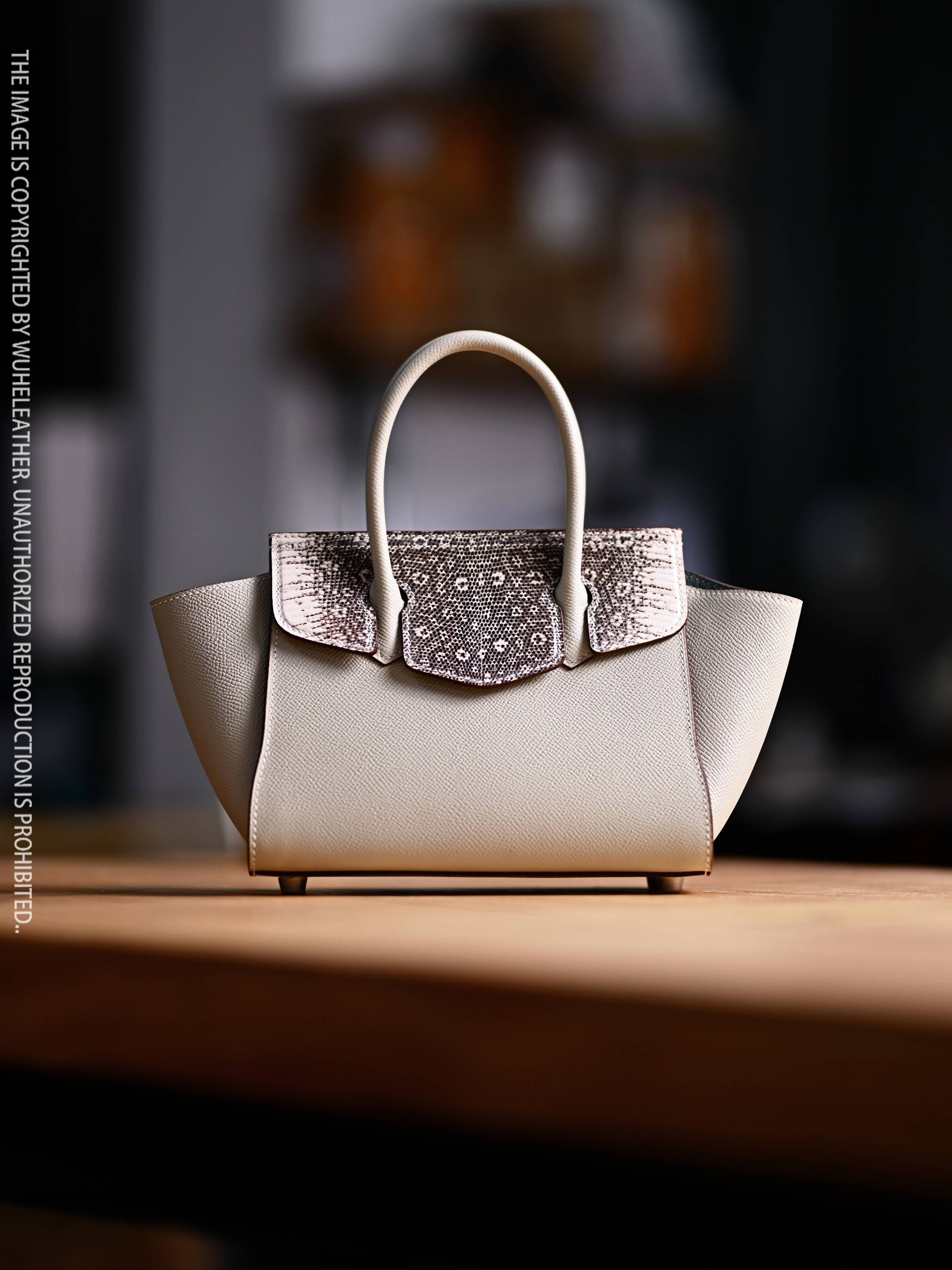 Deposit for customized products（30cm Bat bag/Original color lizard with gray epsom）