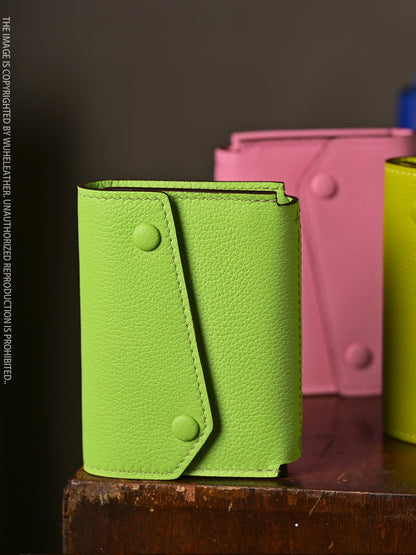 WUHE/In Stock||Maxi Carry Card Case(Calfskin）