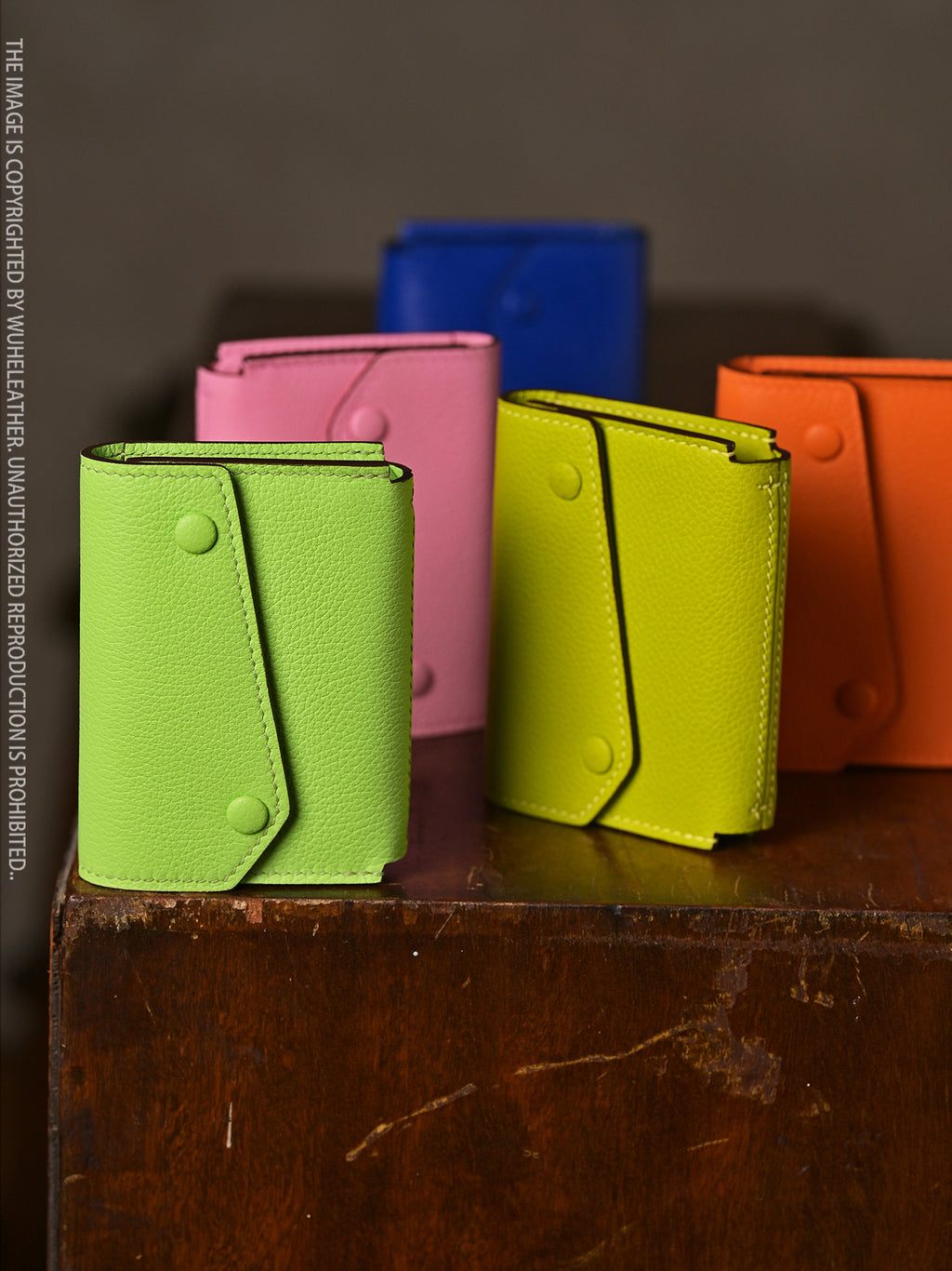 WUHE/In Stock||Maxi Carry Card Case(Calfskin）
