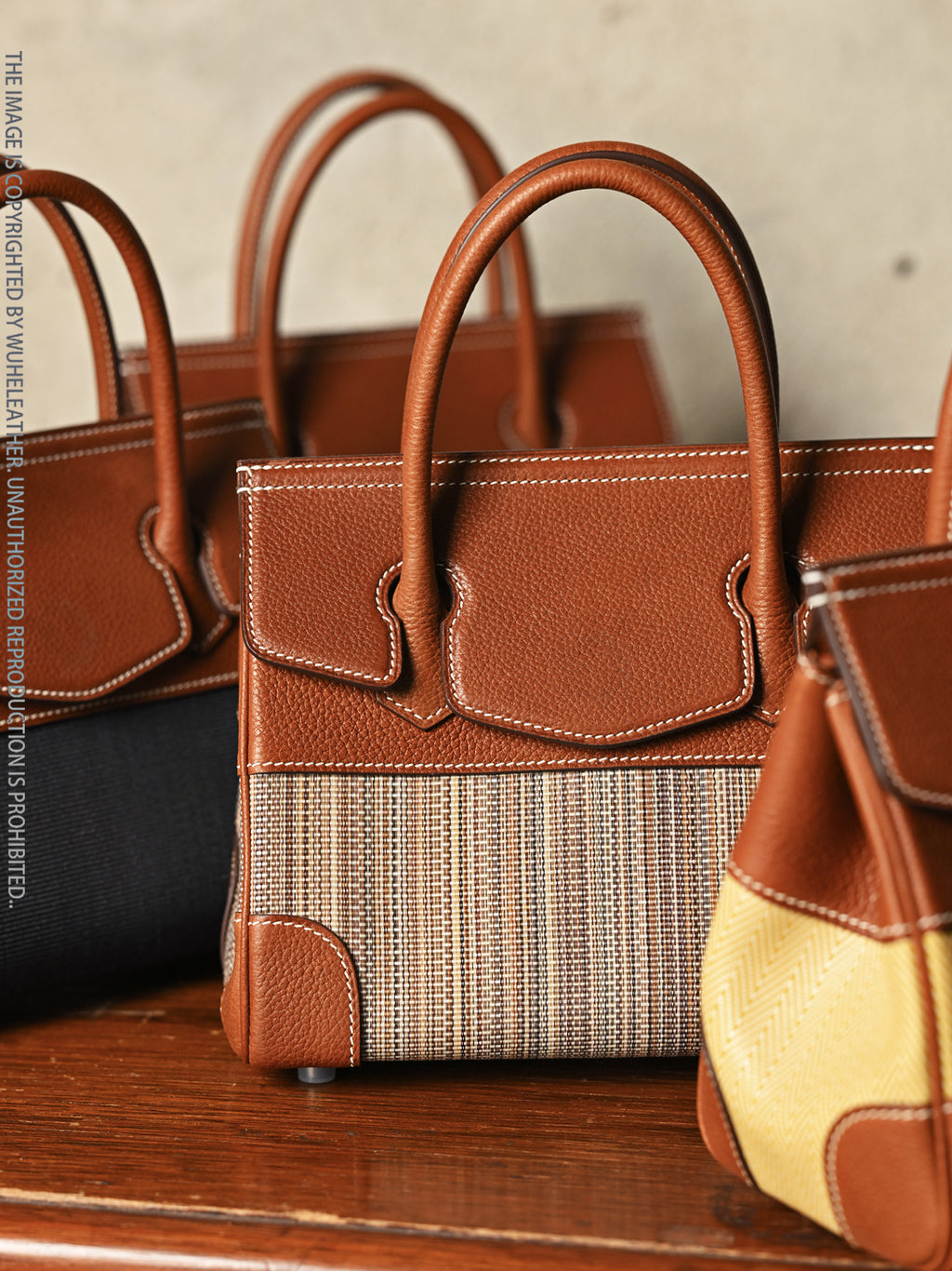 PATCH Handbag|| Barenia Faubourg Series