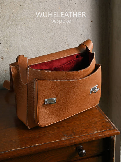 WUHE||Vintage messenger bag/L