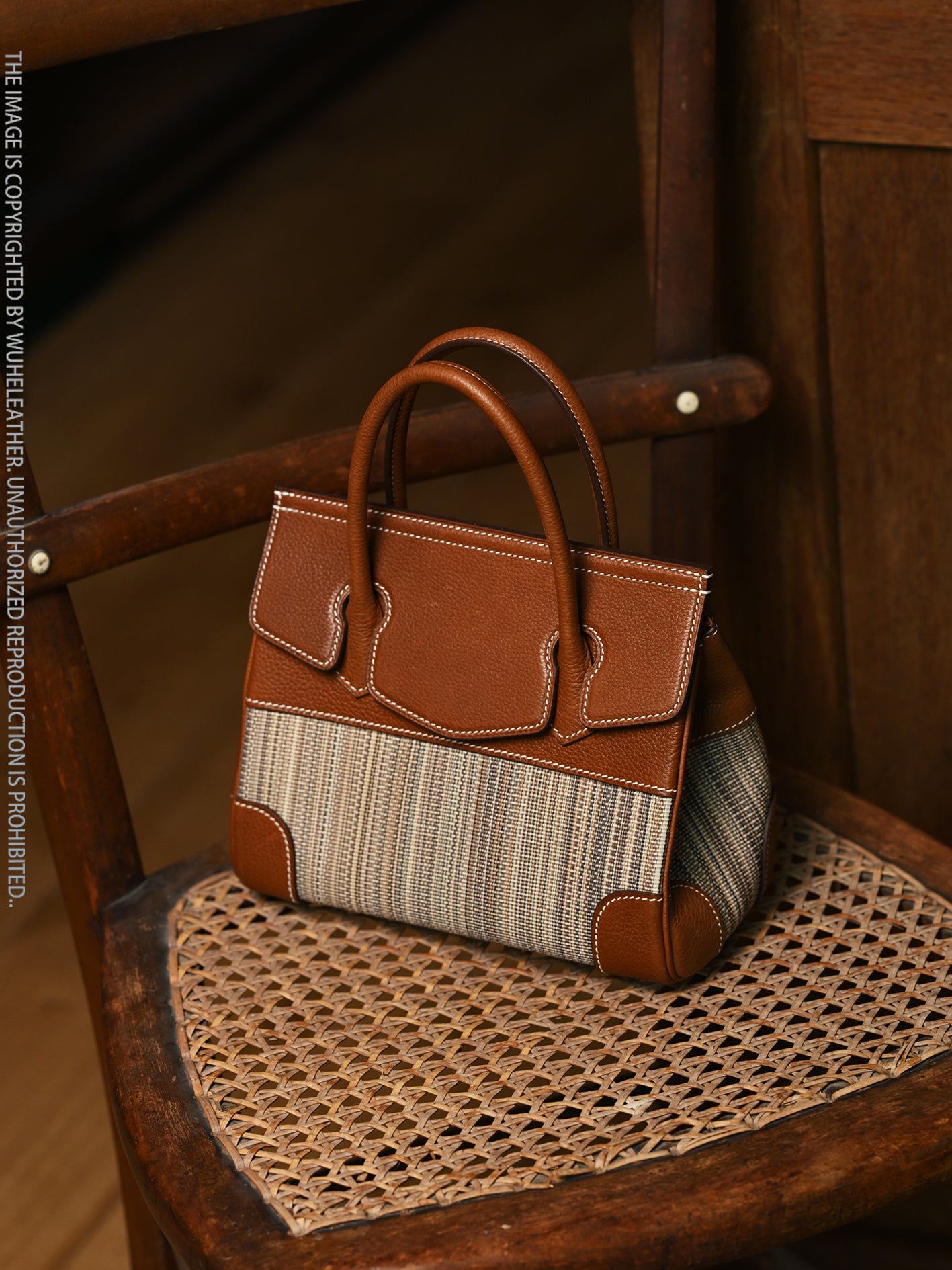 PATCH Handbag|| Barenia Faubourg Series