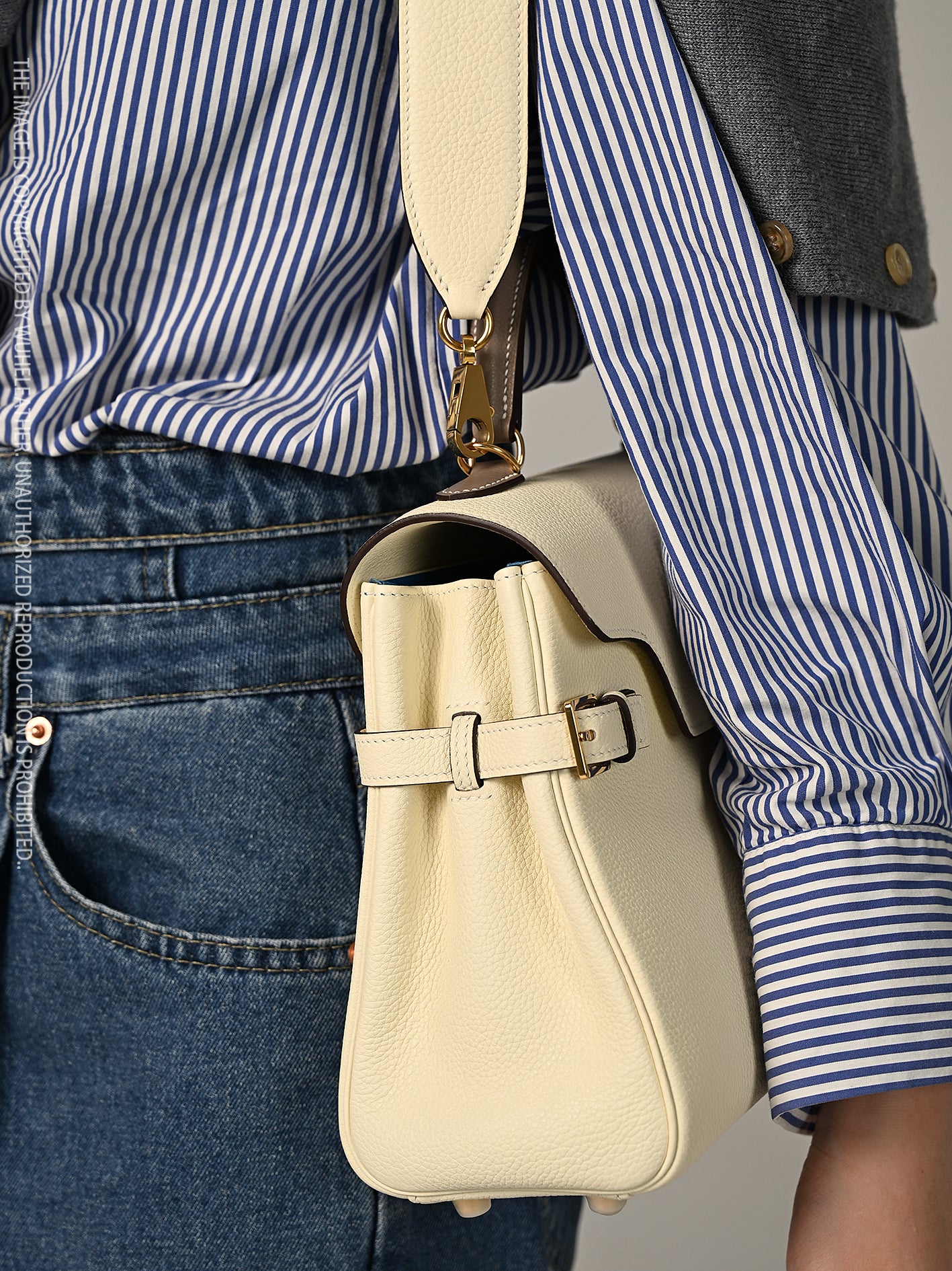 WUHE||Horseshoe Clasp Bag×calfskin