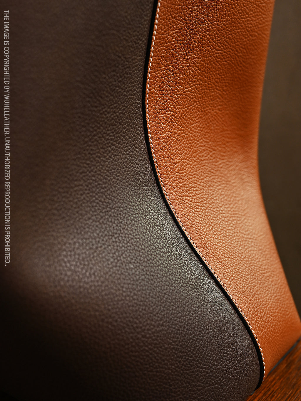 Bucket bag（Barenia Faubourg leather ）
