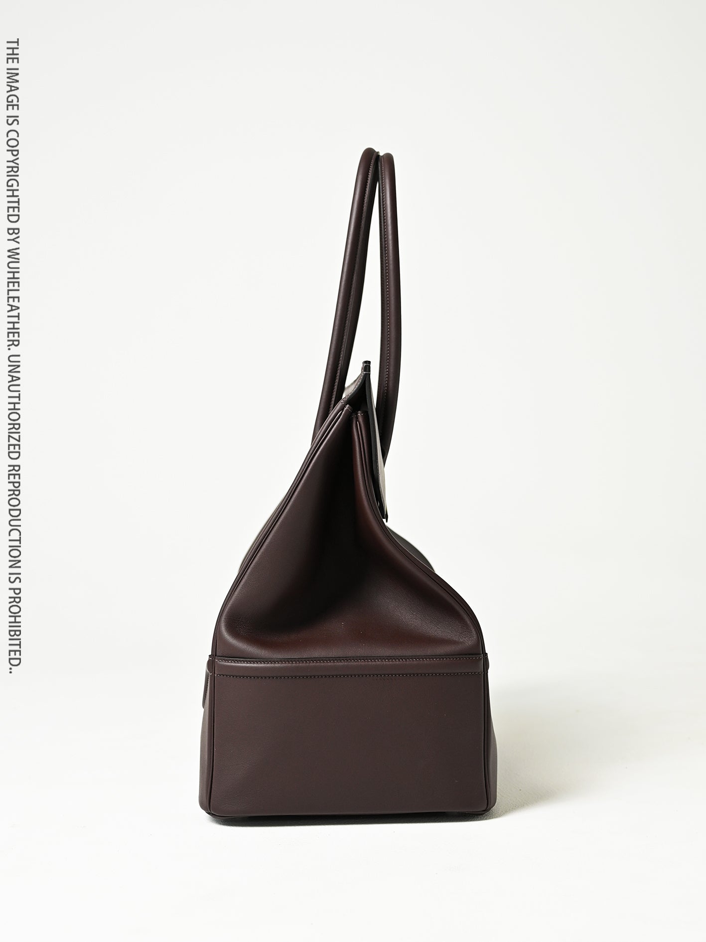 WUHE||Classic handbag/Leather frame shoulder strap