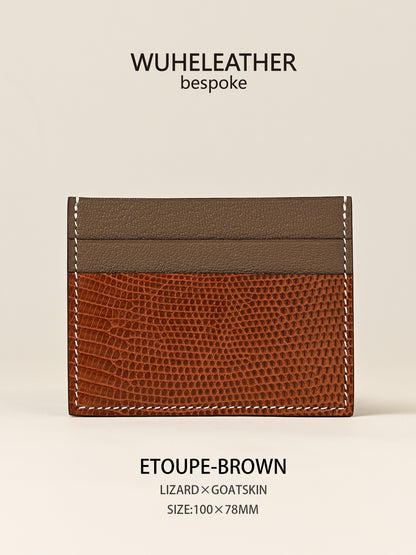 One-piece card holder