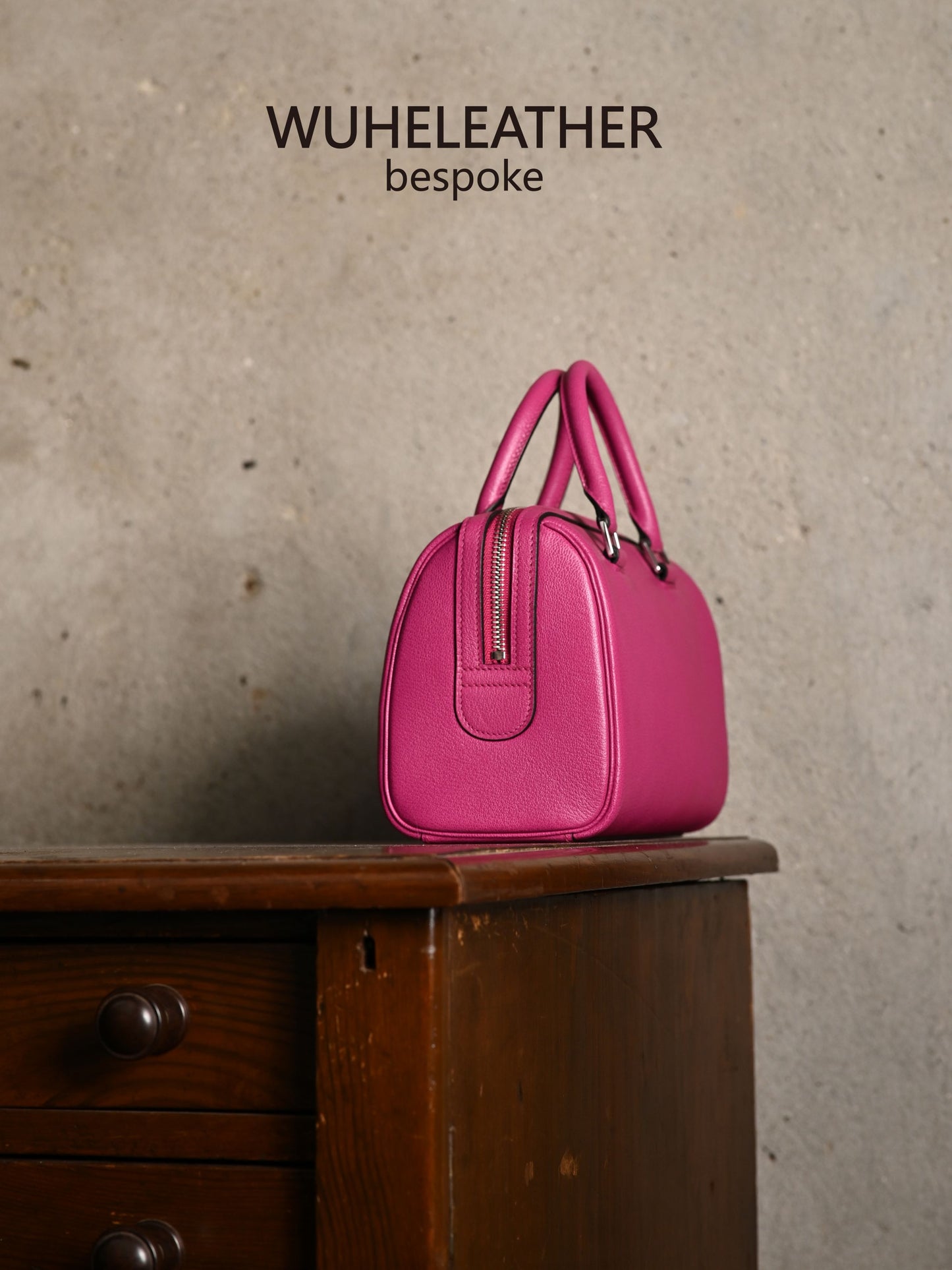 Minimalist Boston Bag ||GOATSKIN