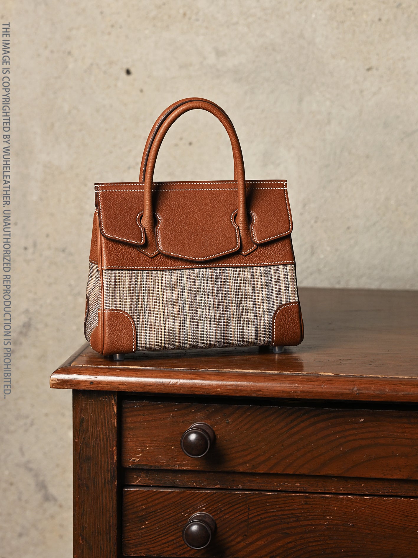 PATCH Handbag|| Barenia Faubourg Series