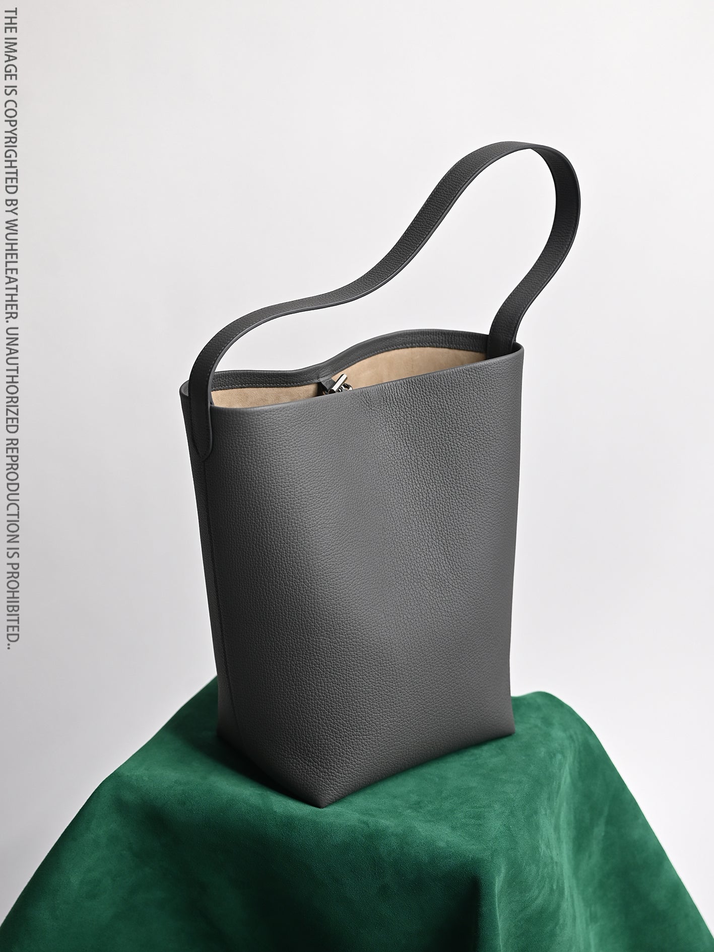 Litchi Embossed Shoulder Tote Bag – KNESleather