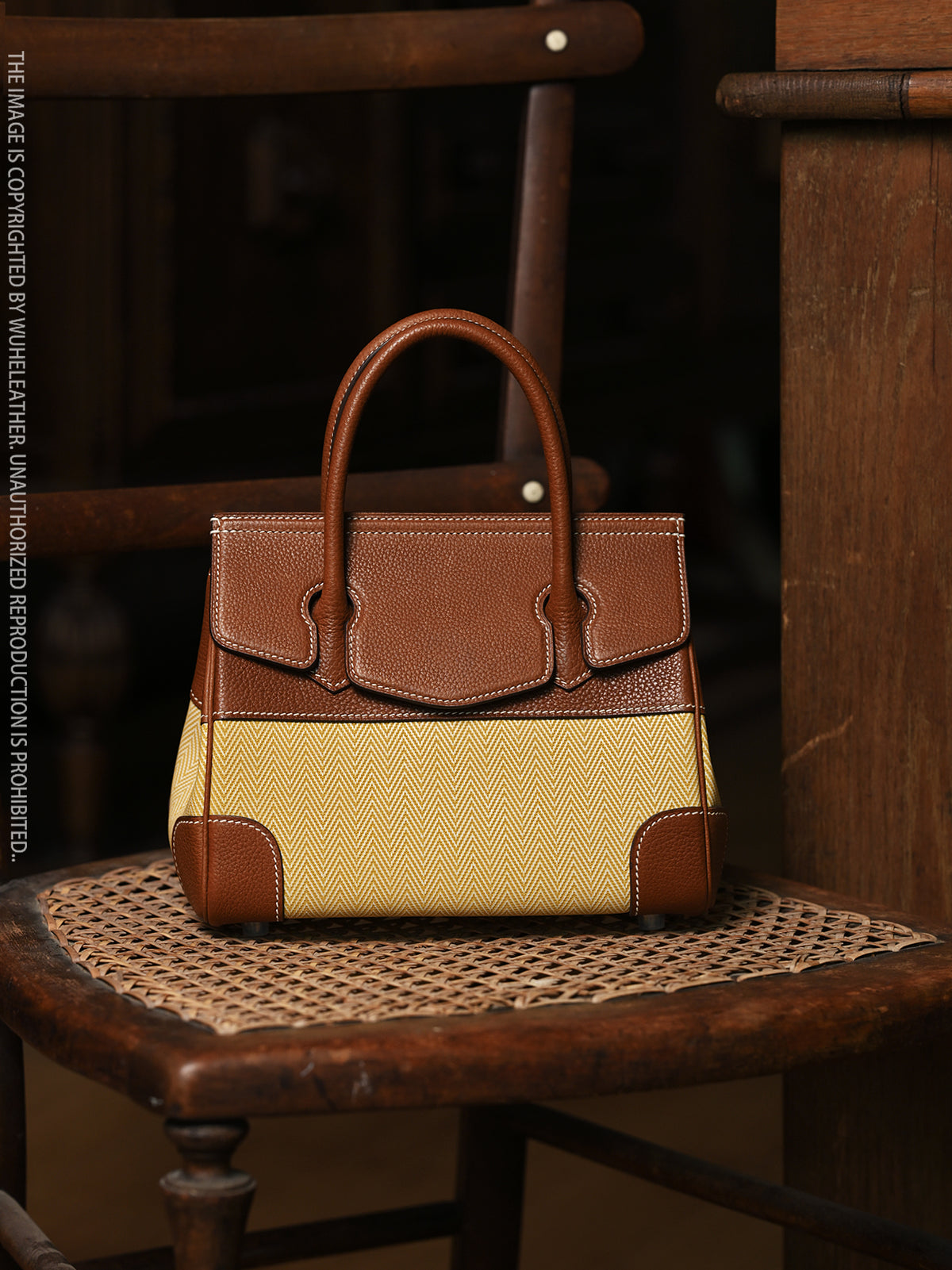 PATCH Handbag|| Barenia Faubourg Series