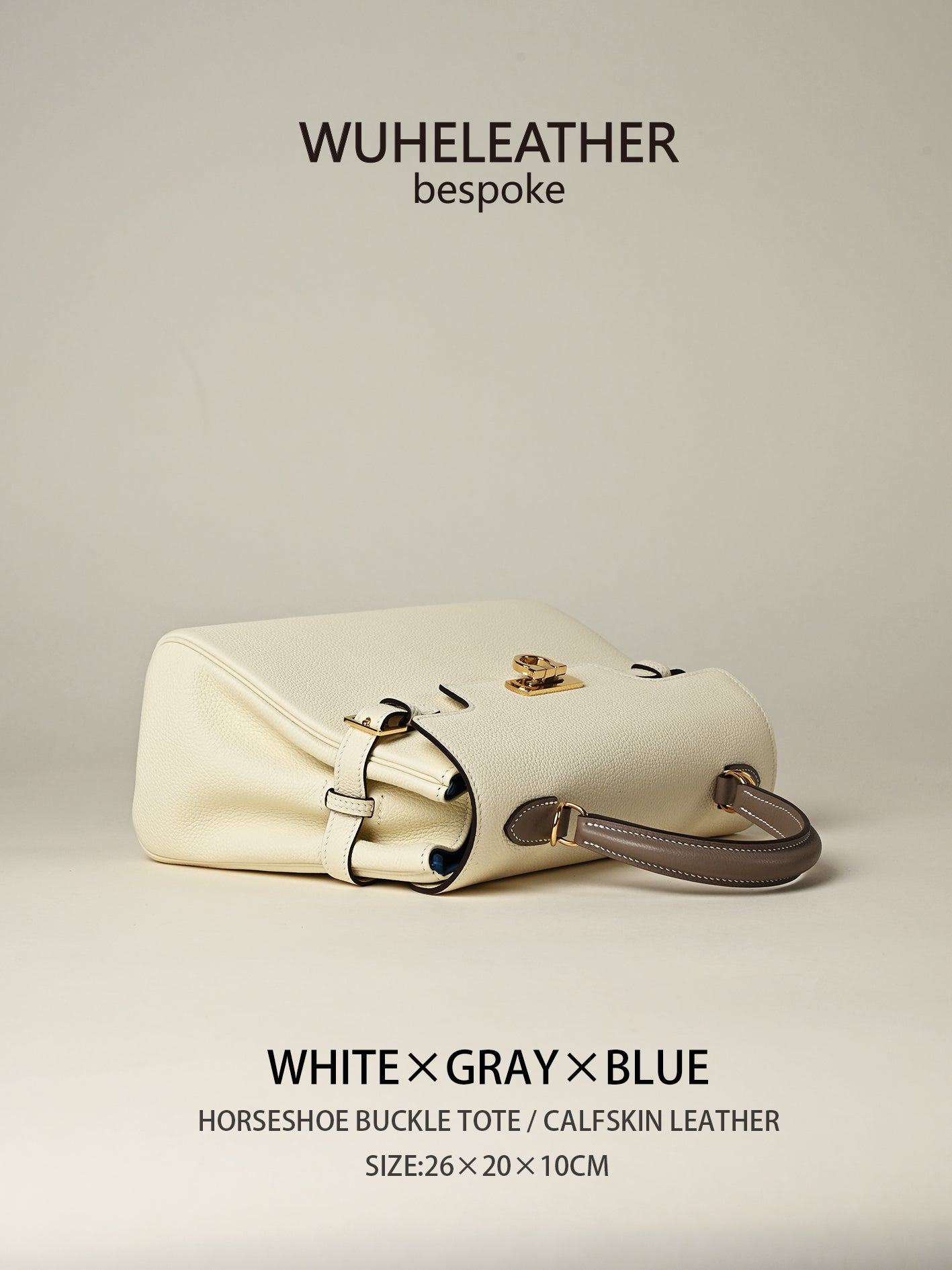 WUHE||Horseshoe Clasp Bag×calfskin