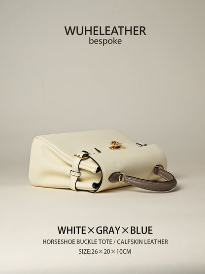 WUHE||Horseshoe Clasp Bag×calfskin