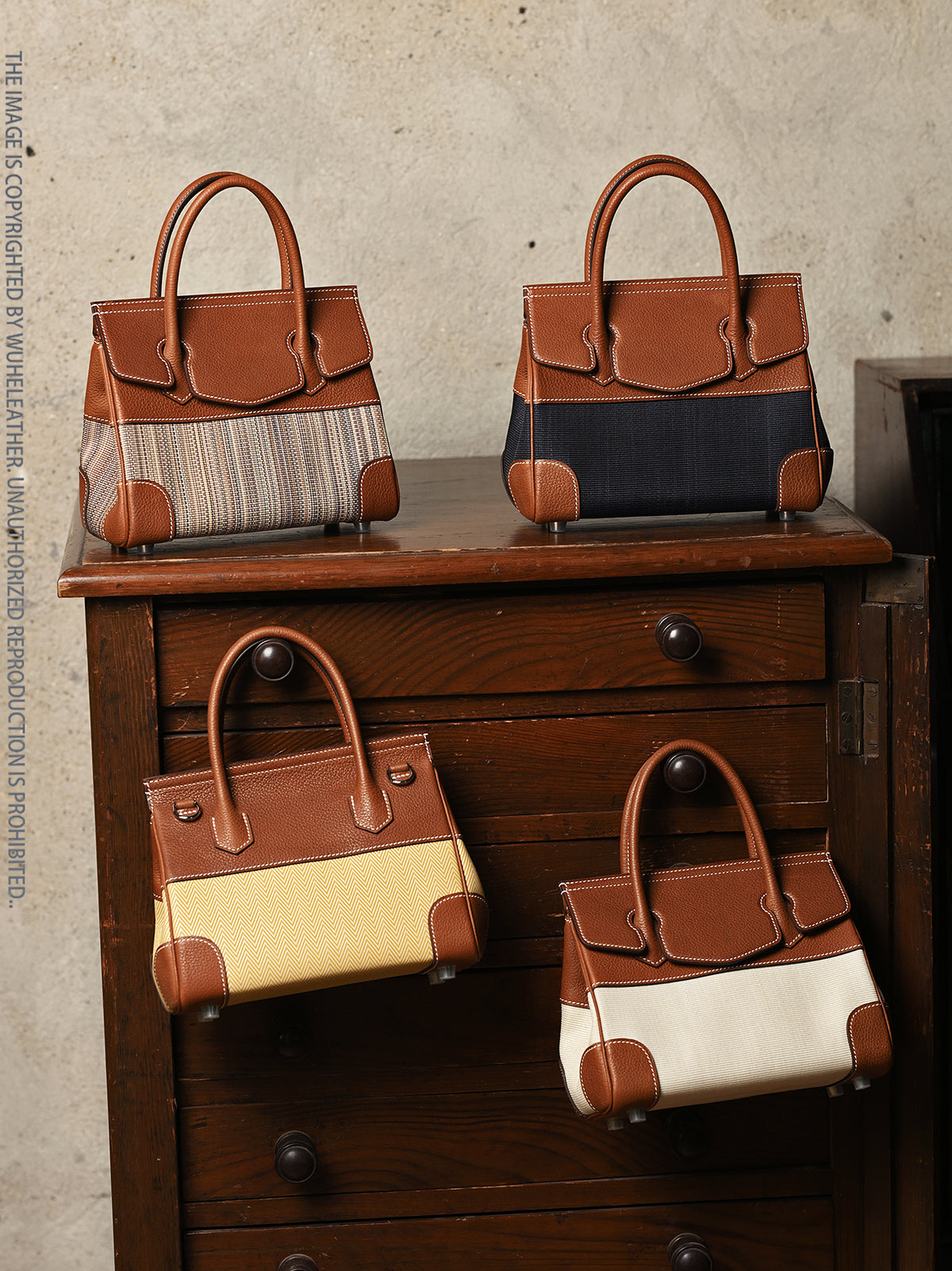 PATCH Handbag|| Barenia Faubourg Series