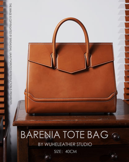 WUHE||Classic barenia handbag/L