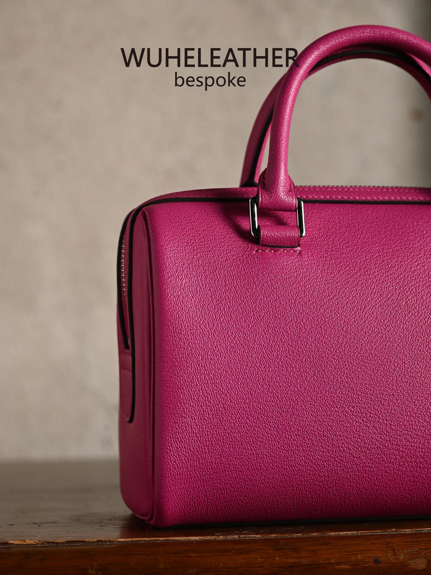 Minimalist Boston Bag ||GOATSKIN