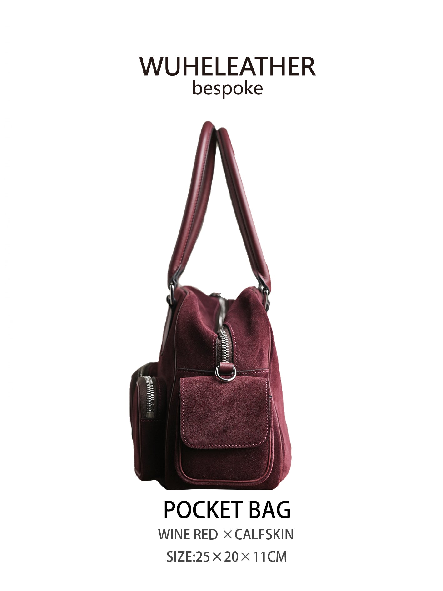 WUHE||POCKET BAG,Suede Calfskin