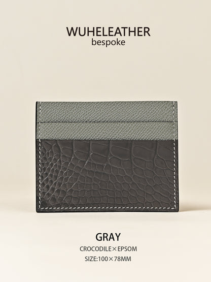 One-piece card holder