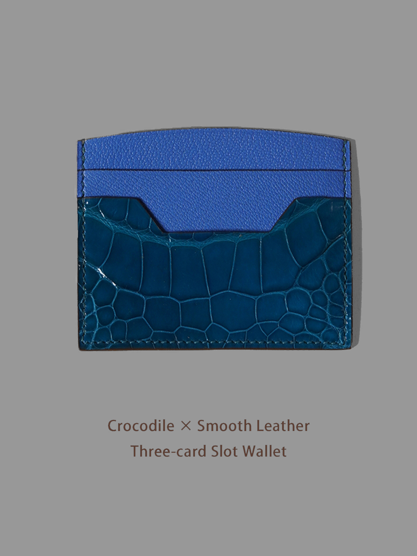 KNES  Card holder with  crocodile