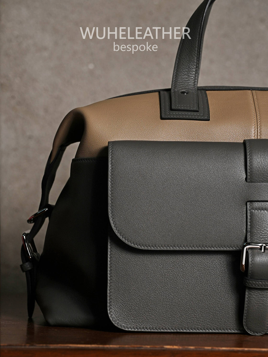 WUHE||Colorblock Travel Bag