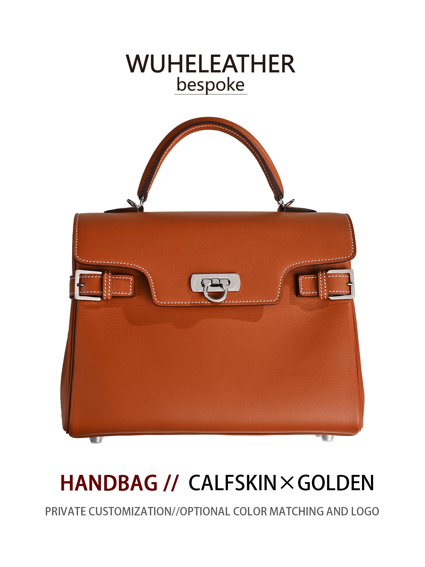 WUHE||Horseshoe Clasp Bag×calfskin
