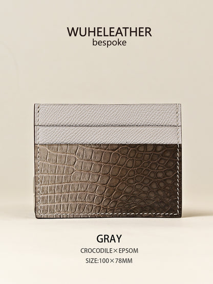 One-piece card holder