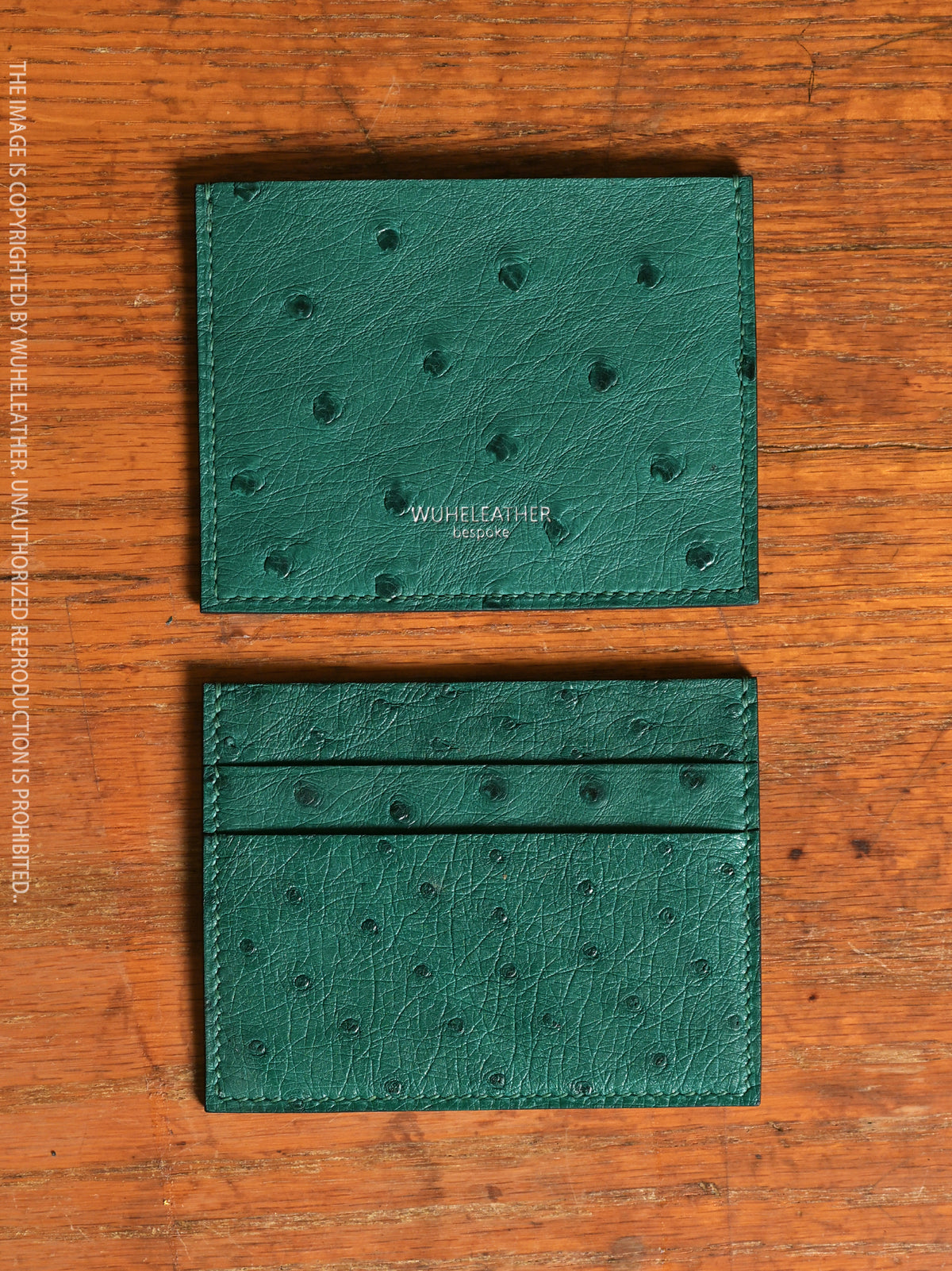 One-piece card holder
