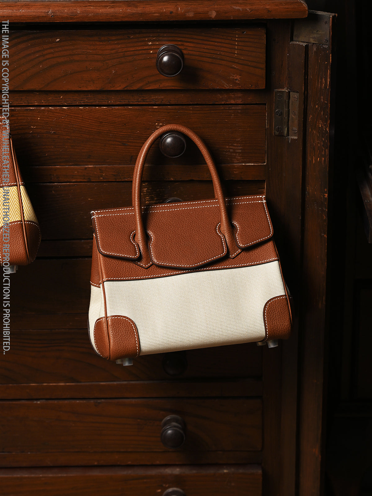 PATCH Handbag|| Barenia Faubourg Series