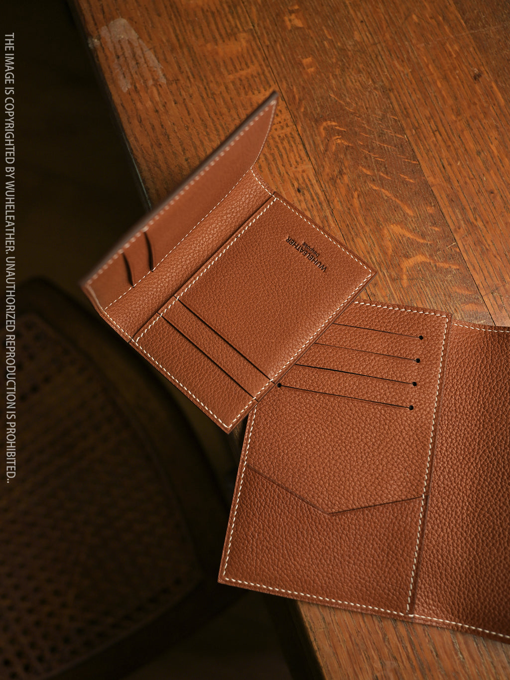 WUHE Journey Passport Case-Calfskin Collection