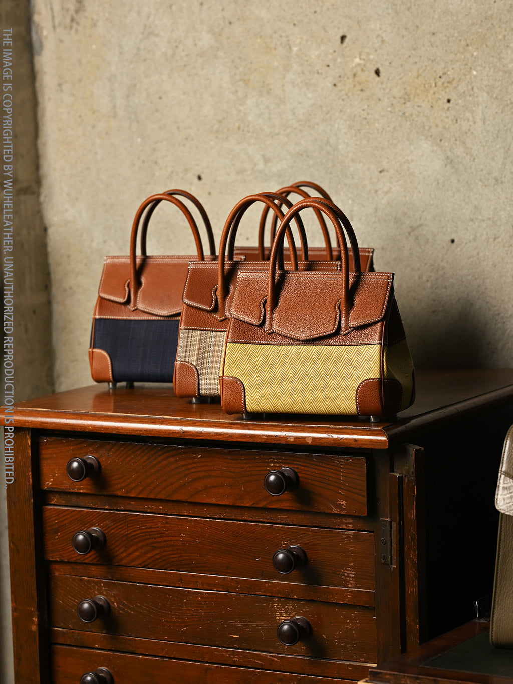 PATCH Handbag|| Barenia Faubourg Series