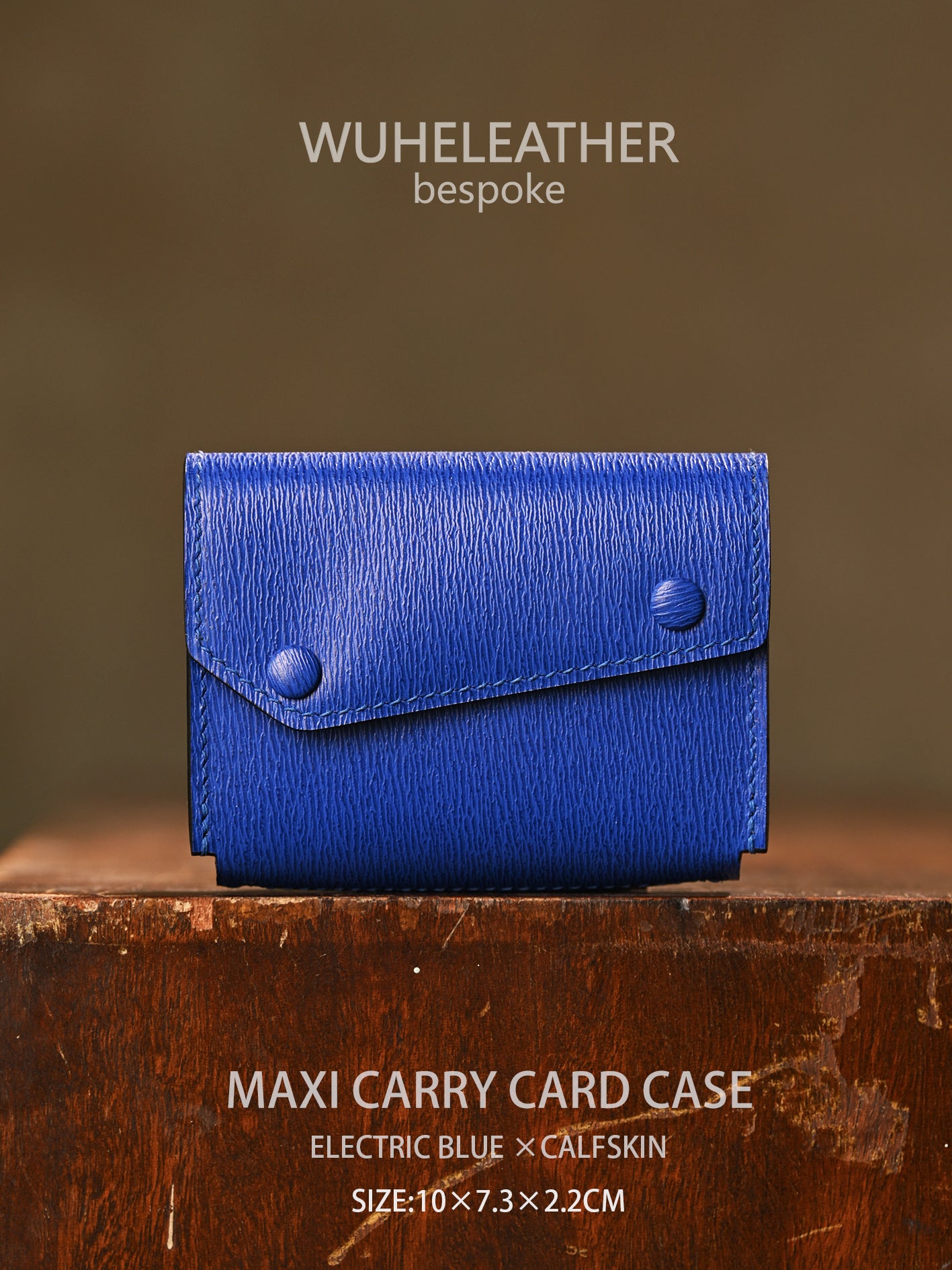 WUHE/In Stock||Maxi Carry Card Case(Calfskin）