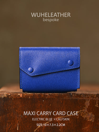 WUHE/In Stock||Maxi Carry Card Case(Calfskin）